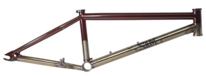 S&M CREDENCE BLACK MAGIC FRAME BLOOD OATH 21.5 AQUIZAP 21.5" TRAILS BMX BIKE - Picture 1 of 6