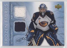 2007-08 Upper Deck Ice Frozen Fabrics Kari Lehtonen #KL