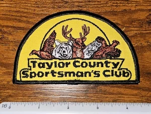 Taylor County Wisconsin Sportsman’s Club Vintage Patch Hunting Gun Deer Duck Hat - Picture 1 of 1