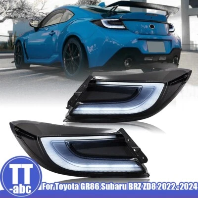 Luces traseras LED dinámicas secuenciales para Toyota GR86 y Subaru BRZ ZN8/ZD8 2022-2024 Foto 1 de 4