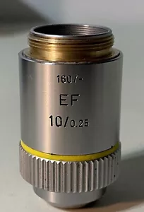 Leitz EF 10/0.25 160/- 10x Microscope Objective - Picture 1 of 4
