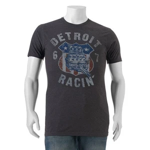 CAMISETA DETROIT RACING Para Hombre Street Race Grande Alta Gris Arrastre Hemi Inyección NUEVA - Imagen 1 de 1