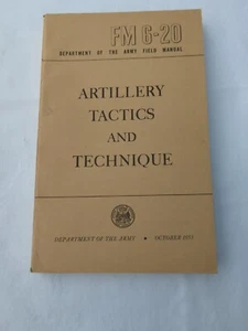 FM 6-20 Artillerie Taktik und Technik 1953 Kriegsamt Armee - Bild 1 von 3