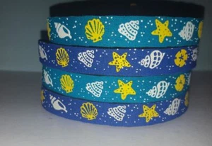 Beastie Band Cat Collars - =^..^= Purrfectly Comfy - SEA SHELLS - Picture 1 of 6