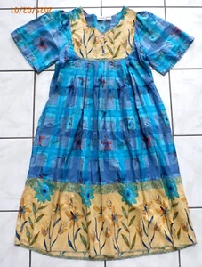 Phases Muumuu Floral House Dress Women XL Cotton Pockets Fairy Boho Cottage G756 - Picture 1 of 7