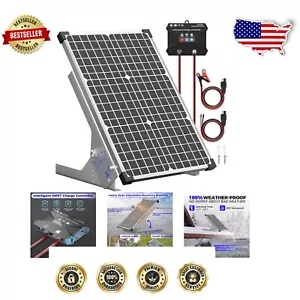 Versatile Solar Power Kit: 30W Panel with Adjustable Mounting for All Conditions - Picture 1 of 9