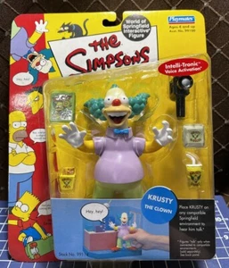Die Simpsons KRUSTY DER CLOWN Figur Playmates WOS Original Serie 1 neu versiegelt - Bild 1 von 4