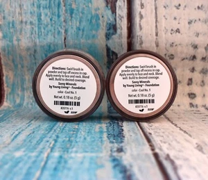 LOT OF 2 - Foundation Powder Cool 1 Savvy Minerals by Young Living NEW - Picture 1 of 5