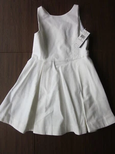 RALPH LAUREN POLO 6 Girls Dress Pique White NEW TAG in RALPH LAUREN GIFT BOX - Picture 1 of 7
