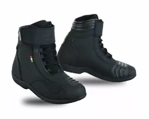 STIVALI MOTO SCARPE SCOOTER SPORTIVE PELLE 39 40 41 42 43 44 45 46 47 BIESSE - Foto 1 di 4