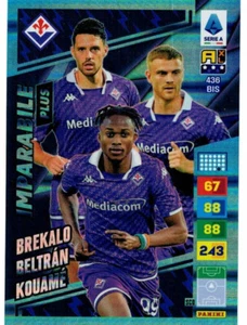 PANINI ADRENALYN XL FOOTBALLERS 2023-2024 CARD 436 BIS UNSTOPPABLE PLUS FORENTINA - Picture 1 of 2