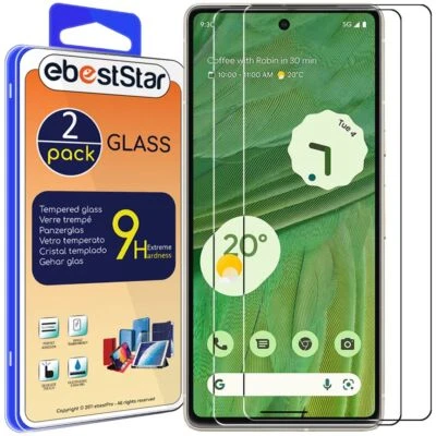 EBESTSTAR Packx2 Verre trempé Google Pixel 7 Film Protection Ecran anti casse