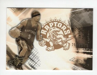 2004-05 UD SPX BASKETBALL - THROWBACK JALEN ROSE TORONTO RAPTORS #84 207/500 - Image 1 of 2