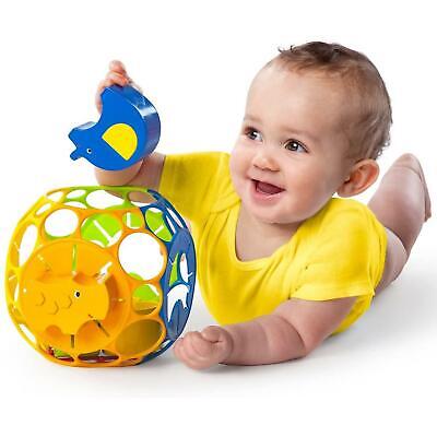 Baby Toy Soft Shape Sorter Teether Ball By Oball 4 Animal Shapes Newborn Toys • 6.99£