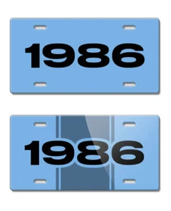 1986 Customizable License Plate - 15 colors - 4 font styles - Made in the USA - Picture 1 of 67