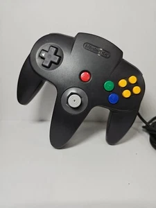 OEM N64 Controller Original Black Nintendo 64 NUS-005  - Picture 1 of 14