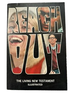 Vintage 1967 Reach Out The Living New Testament Illustrated Paperback Religion - Picture 1 of 9