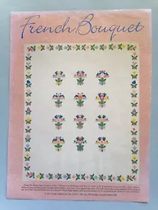 FRENCH BOUQUET, Basic Quiltmaking Lessons + 7 sheets of Flowers to Create - Bild 1 von 3