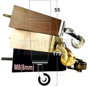 4x Wooden Square Furniture Chair Legs M8(8mm) Replacement Sofa Castor Feet 17... - Picture 1 of 66