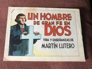 VTG COMIC BOOK BIBLE TRACT GODS MAN OF FAITH MARTIN LUTHER LUTERO ESPANOL PANAMA - Picture 1 of 10