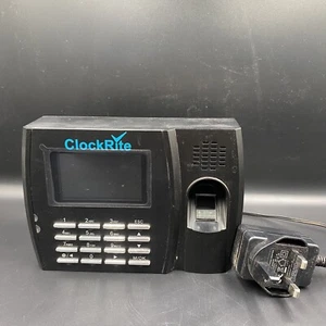 Clockrite Employee Time Keeping Clocking In And Out Hardware Network Based - Picture 1 of 12