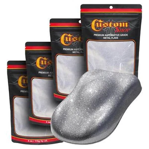 Custom Shop - Chrome Silver - 1-Pound Standard Flake .015 Micron Size - Picture 1 of 1