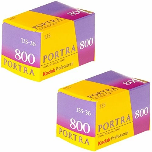 KODAK 145 1855 Pro Portra 800 Color Nega Film ISO 800-35mm 36 Exposures Pack 2 - Image 1 of 1
