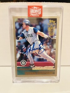 2023 Topps Archives 1999 Topps Edgar Martinez 1/1 Auto