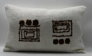  Handmade Turkish Decorative Vintage Kilim Pillow Cover 16'' X 24''(40X60 cm)  - Picture 1 of 4