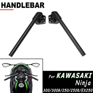 Handlebar Handle Bars For kawasaki Ninja 300/300R 2013-17 250/250R/EX250 2008-12 - Picture 1 of 15