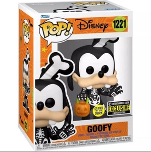 Funko Pop Disney Scheletro Pippo Glow-in-the-Dark Esclusivo EE - Foto 1 di 10
