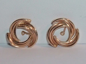14K YELLOW GOLD EARRING JACKETS - Picture 1 of 2
