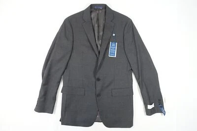 RYAN SEACREST DISTINCTION GRAY 38 LONG 100% WOOL SUIT SEPARATE TOP MENS DEFECT - Image 1 of 4