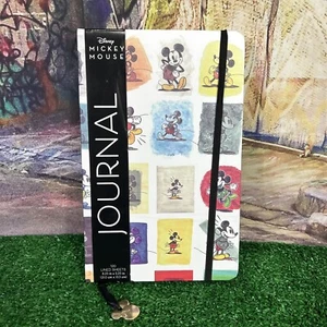 Disney Mickey Mouse leer gebunden Notizbuch liniert Journal Tagebuch mit Charm Marker H10 - Bild 1 von 7