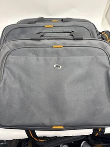 3x Laptop Briefcase Solo New York - Urban Laptop Briefcase for 15.6" Laptop - Picture 1 of 2