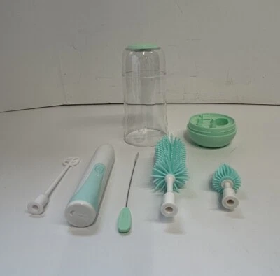 Limpiador de Cepillo de Biberón Eléctrico, Cepillo de Biberón Eléctrico Recargable para Viaje Foto 1 de 4