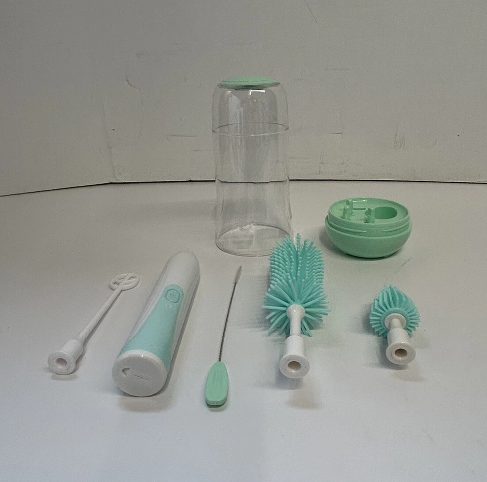 Limpiador de Cepillo de Biberón Eléctrico, Cepillo de Biberón Eléctrico Recargable para Viaje Foto 1 de 4