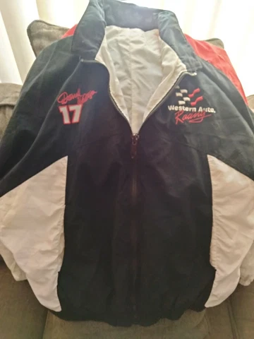 Darrell Waltrip Western Auto #17 racing Jacket.... Size Adult XL Cover