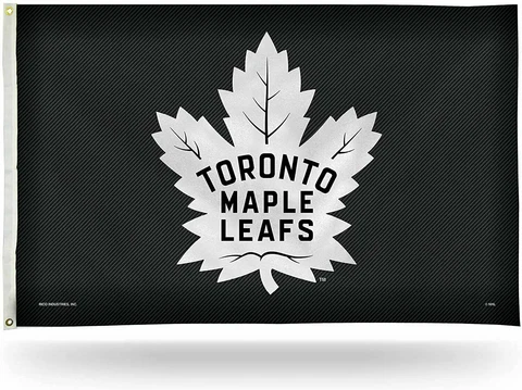 Toronto Maple Leafs Black Flag 3x5ft Banner Polyester Ice Hockey Stanley Cup 009 Cover