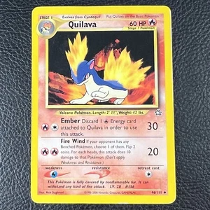 Quilava 46/111 Neo Genesis Unlimited Wotc Pokemon TCG HP non comune - Foto 1 di 6