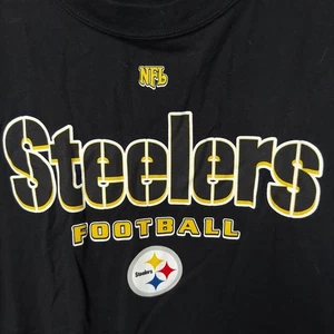 PITTSBURGH STEELERS T Shirt Manica Corta NFL TEAM APPAREL Uomo XXL Nero - Foto 1 di 8