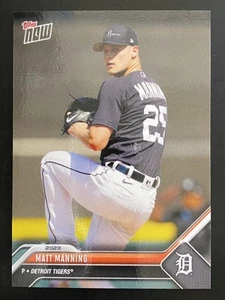 Matt Manning 2023 Topps Now Road to Opening Day Detroit Tigers #OD-80 - Foto 1 di 2