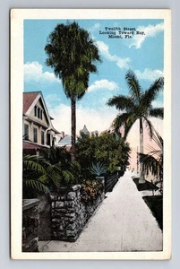 Miami FL-Florida, Twelfth Street, Antique, Vintage Souvenir Postcard - Picture 1 of 2