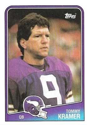 1988 Topps - Tommy Kramer #148 - Image 1 of 2