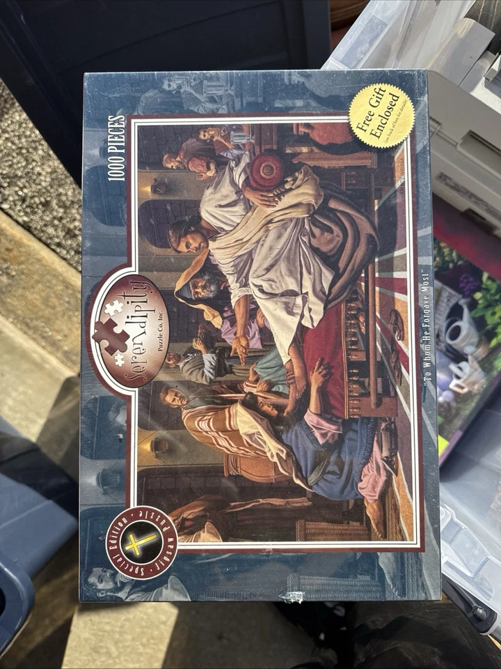 Serendipity Puzzle Co. «Кому он простил больше всего» 1000 шт. пазл запечатанный - Изображение 1 из 2