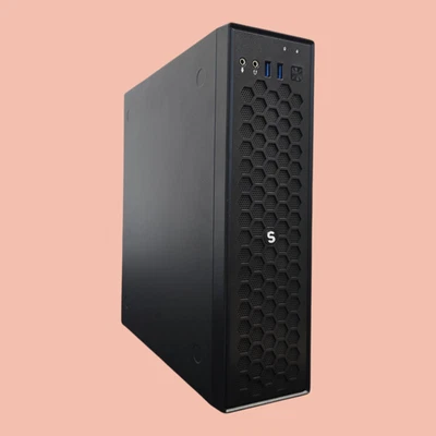 @LIGHT USE@ Custom SFF Slim MATX ITX Desktop PC Case MCU01 - Image 1 of 4