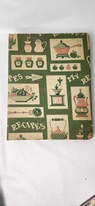 Vintage RECIPE Saver Ring Folder Organizer Book Dividers  - Picture 1 of 11