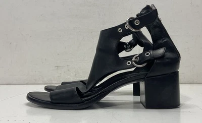 Rag & Bone Leather Zip Heel Sandals Women's Size 9 - Image 1 of 4