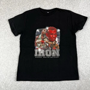 Mike Tyson Iron Mike T Shirt Youth XL Black Short Sleeve Boxing - Picture 1 of 7