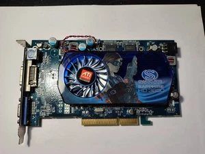 AGP Video Graphics Card ATI Sapphire HD3650 512M DDR3 8X AGP VGA DVI - Picture 1 of 3